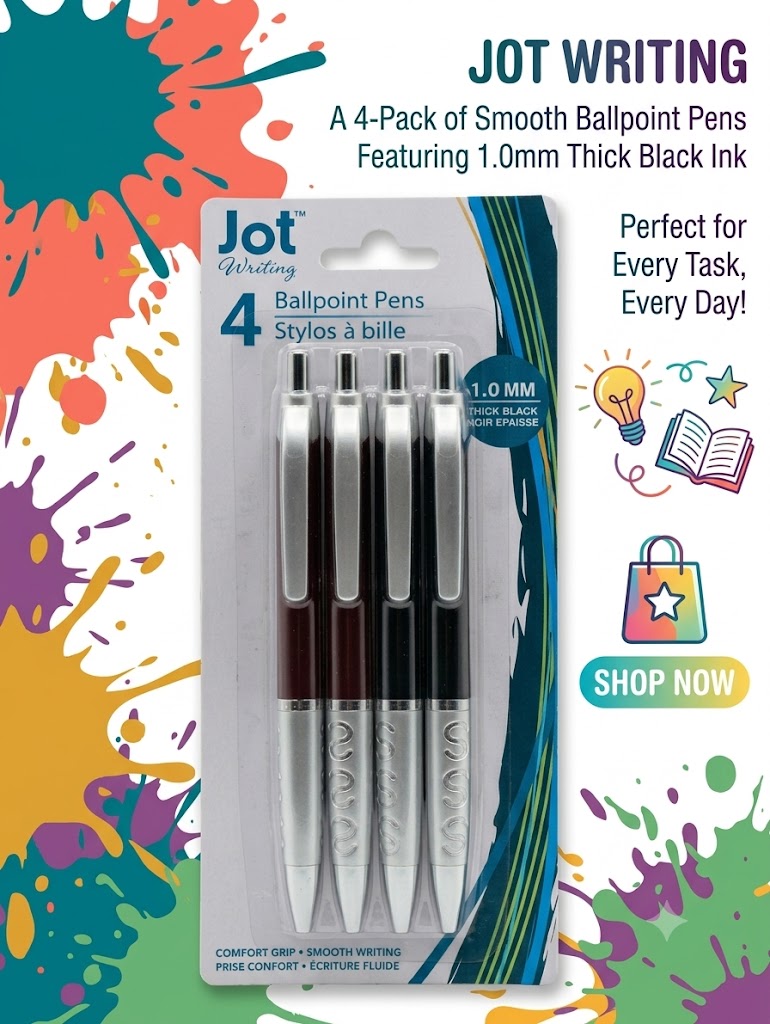 Gel Pen Set —4 Pastels
