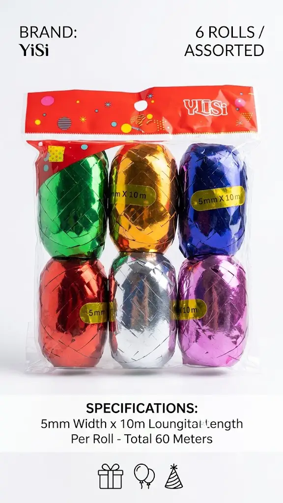 Curling Ribbon Set - Gifts, Balloons, and Parties